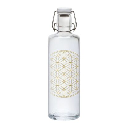 Soulbottles Flower of Life Trinkflasche 1 l