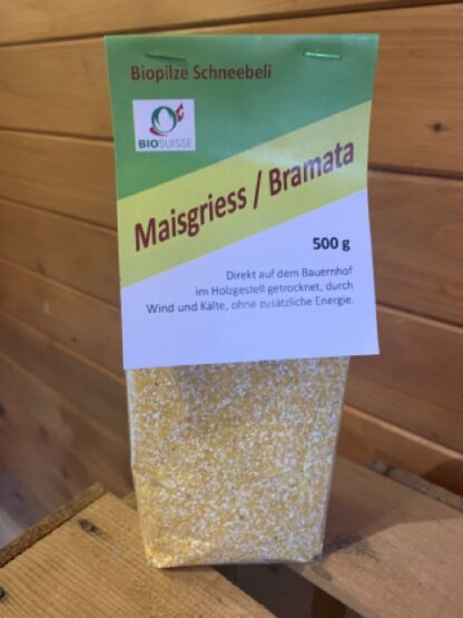 Maisgriess / Bramata vom Biohof Schneebeli aus Obfelden 500g