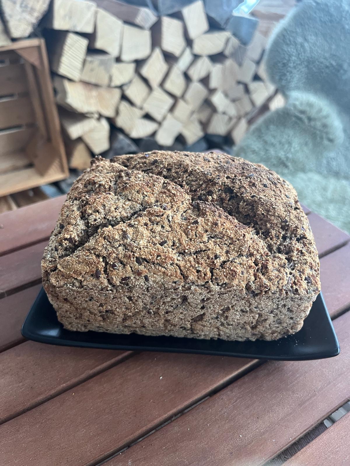 Glutenfreies Vollkorn-Brot (Bio-Hirse, -Hafer, -Kartoffel) ohne Hefe