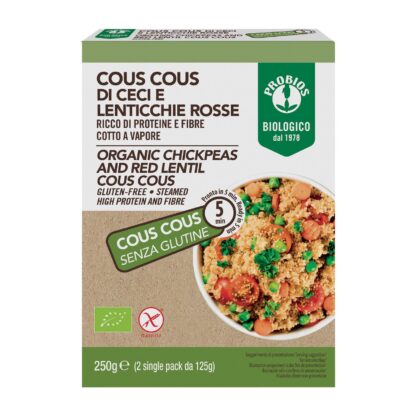 CousCous aus Kichererbsen und roten Linsen