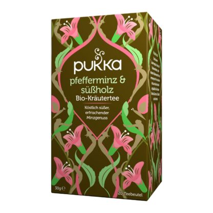 Pukka Pfefferminz & Süssholz, Kräutertee