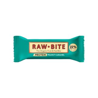 Rawbite Rohkostriegel Protein Peanut Caramel 45g im
