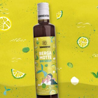 Bio Bergamotte-Sirup ohne raffinierten Zucker 500ml