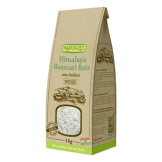 Bio Basmati Reis weiss Himalaya 1kg