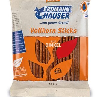Demeter Vollkorn Sticks aus Dinkel 100g