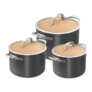 Keramik Kochtopf-Set 3-Teilig (bis Sonntag bestellen)
