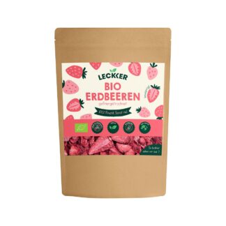 Bio Erdbeeren gefriergetrocknet 85g
